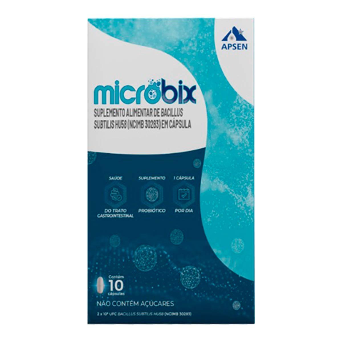 MICROBIX 10 Comprimidos - Probiótico Apsen